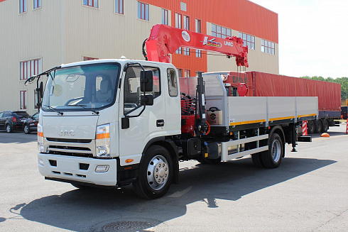 Манипулятор с КМУ UNIC V550 на шасси JAC N120 смотреть фото