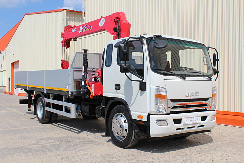 Манипулятор с КМУ UNIC V550 на шасси JAC N120 смотреть фото
