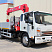 Манипулятор с КМУ UNIC V550 на шасси JAC N120 смотреть фото